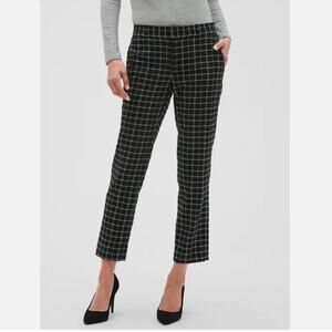 Banana Republic Women's Avery Grid Ankle Pants - 00P